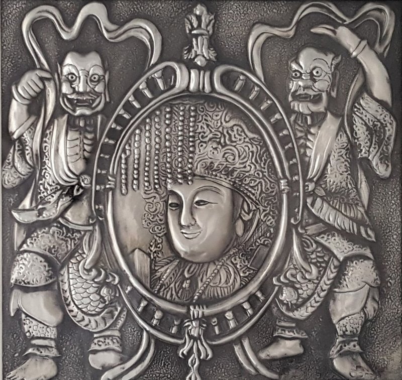 锡雕  彰化意象  南瑶宫  画框 - 海报/装饰画/版画 - 其他材质 