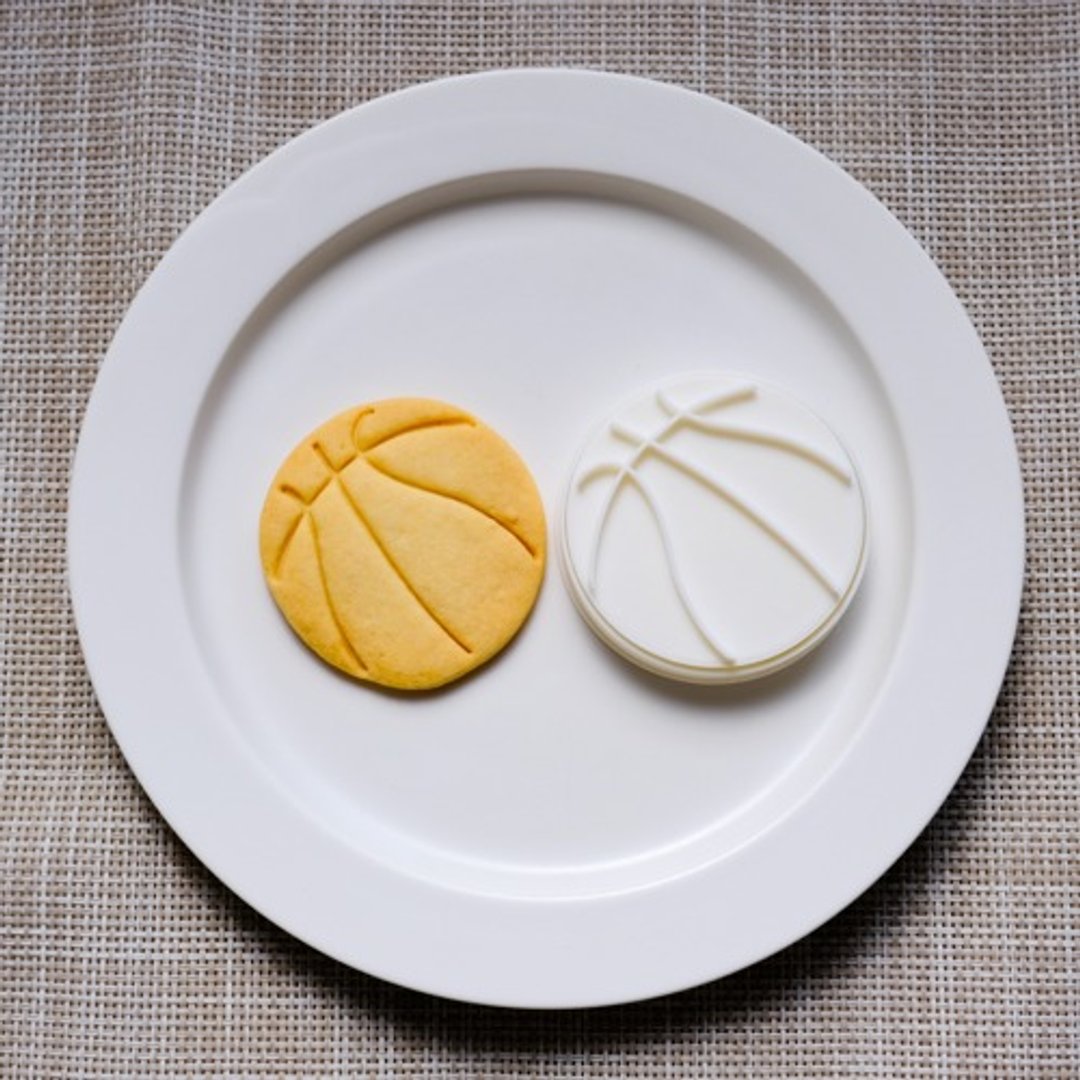 篮球（饼干模具/饼干模具） - 厨房用具 - 木头 