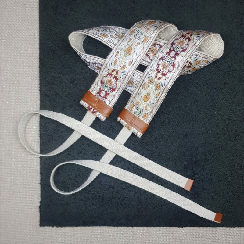 相机背带 相机带 带YA中 - 挂绳/吊绳 - 其他人造纤维 白色