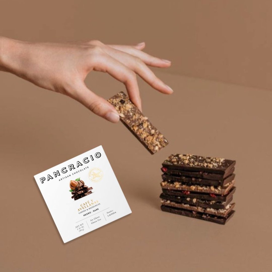 PANCRACIO 咖啡榛果 黑巧克力 MINI BAR - 40g - 巧克力 - 新鲜食材 