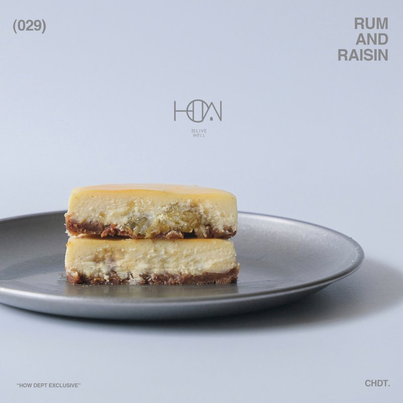 No.029 - Rum and Raisin 冧酒提子 一人前罐装芝士蛋糕 - 蛋糕/甜点 - 其他金属 黑色