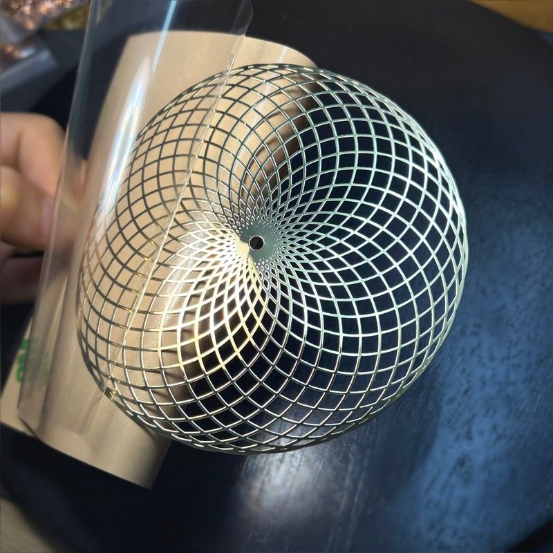 【独家设计】Torus 能量场 神圣几何镂空金属贴纸 - 贴纸 - 其他金属 金色