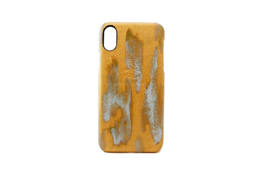 RUST GOLD Leather hard cover for i-Phone - 其他 - 真皮 金色