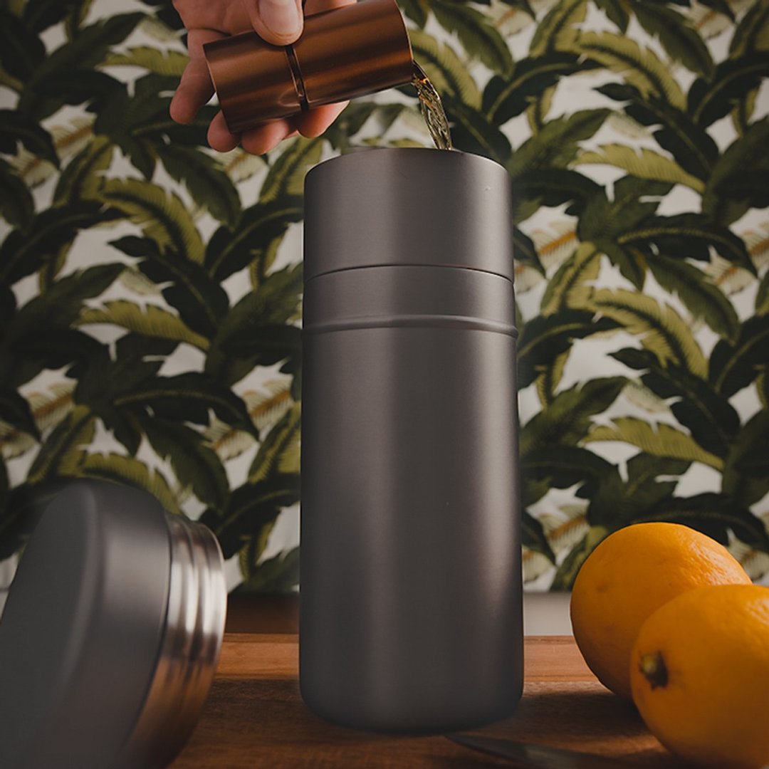 High Camp Flasks-1192 HighBall Shaker 调酒瓶 / 雾黑 - 酒杯/酒器 - 不锈钢 黑色