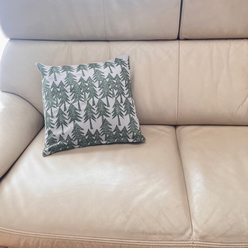 mina perhonen land theater 抱枕套 森林 树 坐垫套 抱枕 套 - 枕头/抱枕 - 棉．麻 灰色