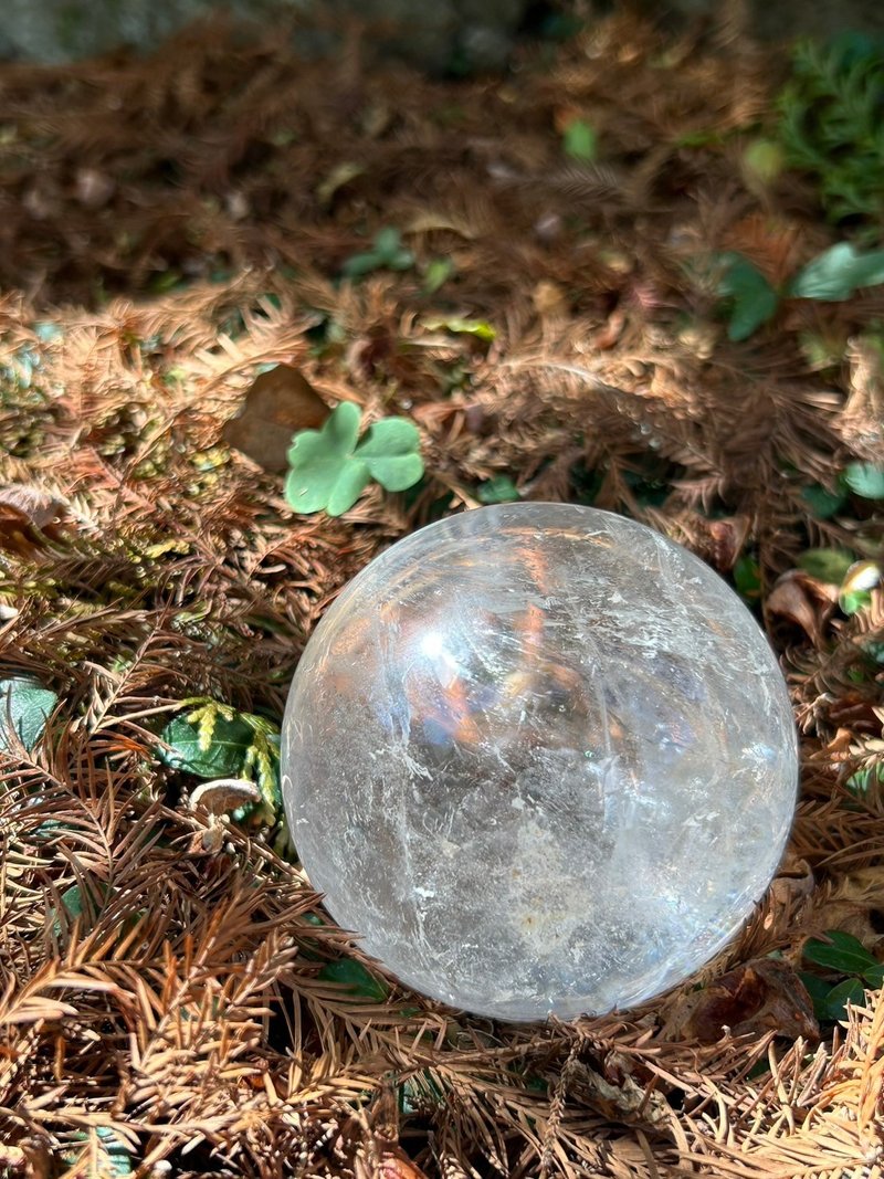 华光-藏晶阁 | 白水晶球/水晶之王 | 对应顶轮 - 摆饰 - 水晶 