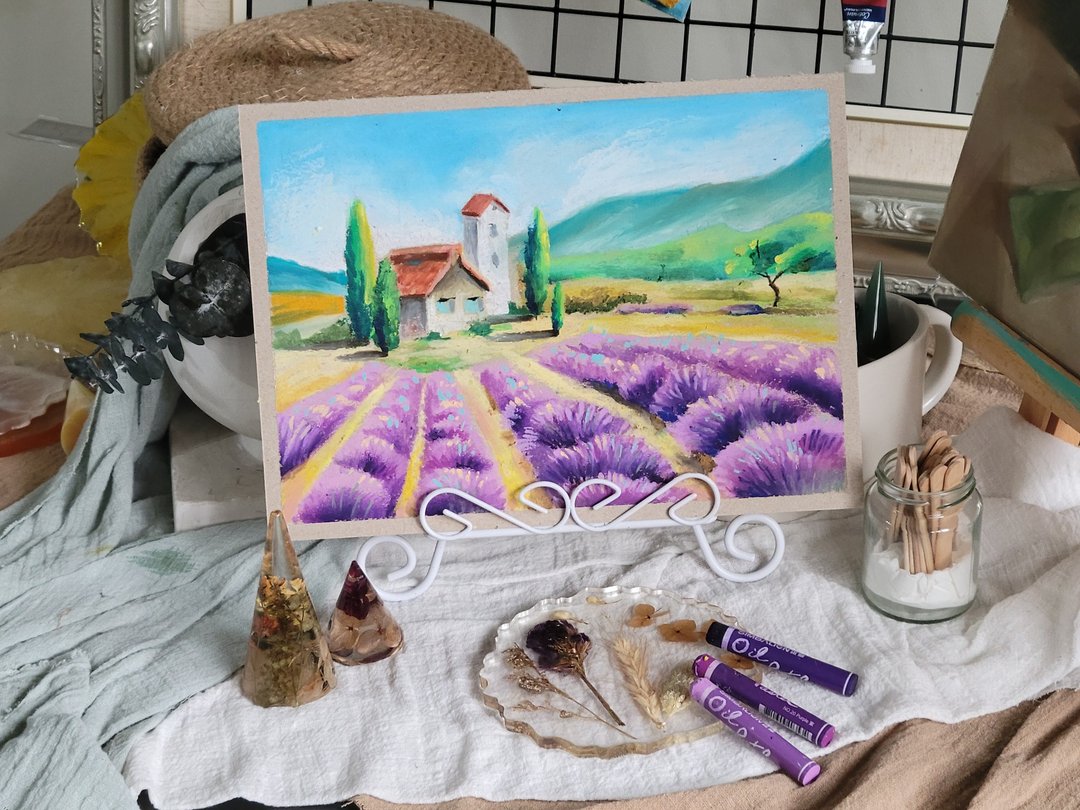 油性粉彩【大人的蜡笔画】 - 插画/绘画/写字 - 纸 