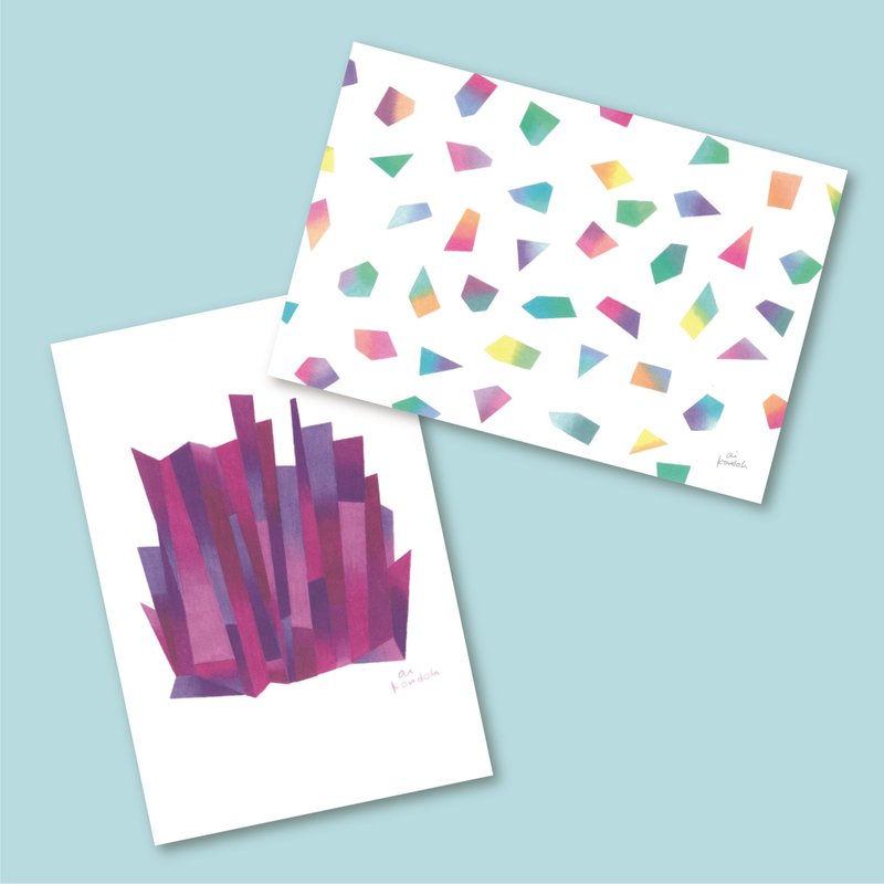 明信片 F-set - 卡片/明信片 - 纸 多色