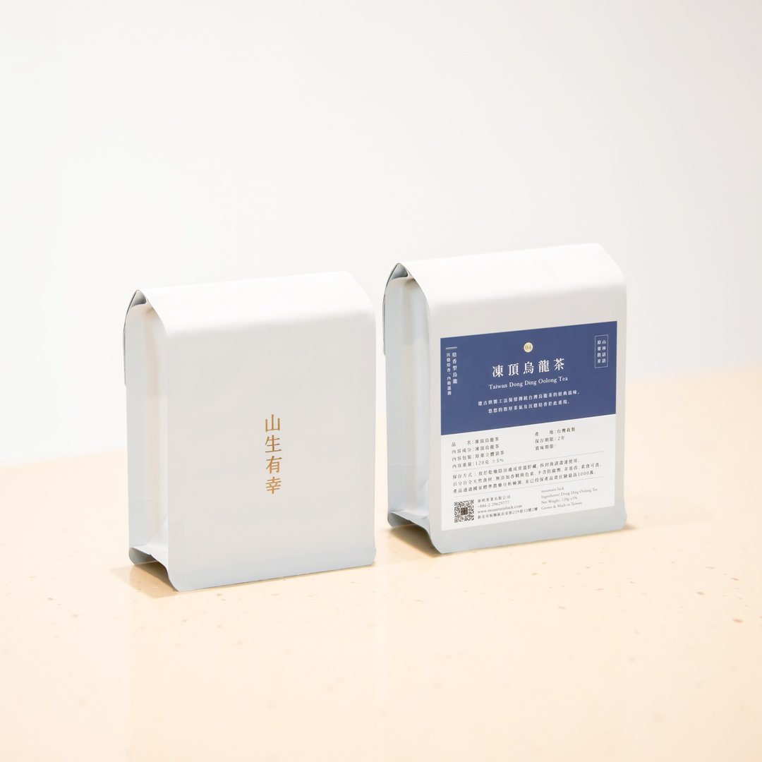 【冻顶 乌龙茶】台湾原叶散茶 120 克 环保夹链袋装 2 份组 - 茶 - 新鲜食材 蓝色