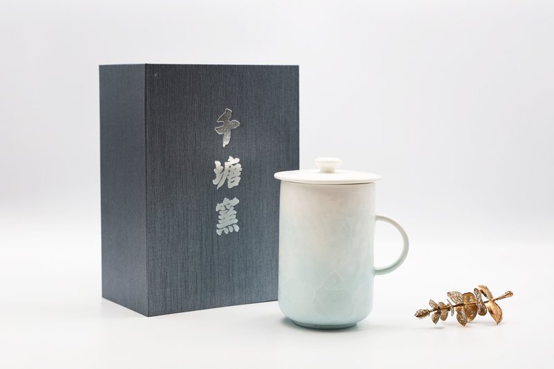 千塘窑(台湾京瓷)-雾之花语马克杯 - 咖啡杯/马克杯 - 瓷 