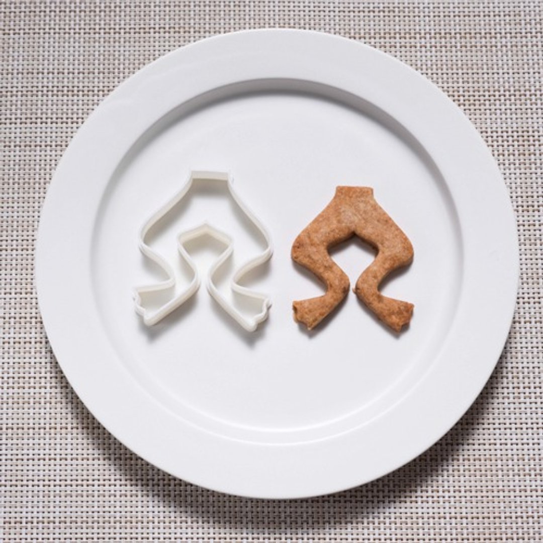 Frog legs (cookie cutter/cookie cutter) - 厨房用具 - 木头 
