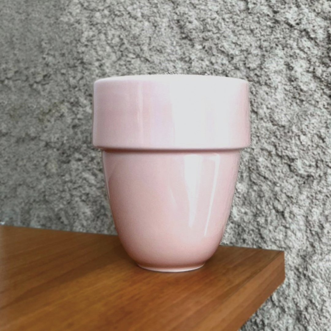 Cores 有田烧双层马克杯 | 樱花粉 日本制 - 咖啡杯/马克杯 - 瓷 粉红色