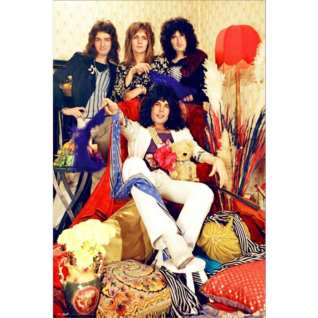 【皇后乐团】Queen (Band) 乐团成员进口海报 - 海报/装饰画/版画 - 纸 多色