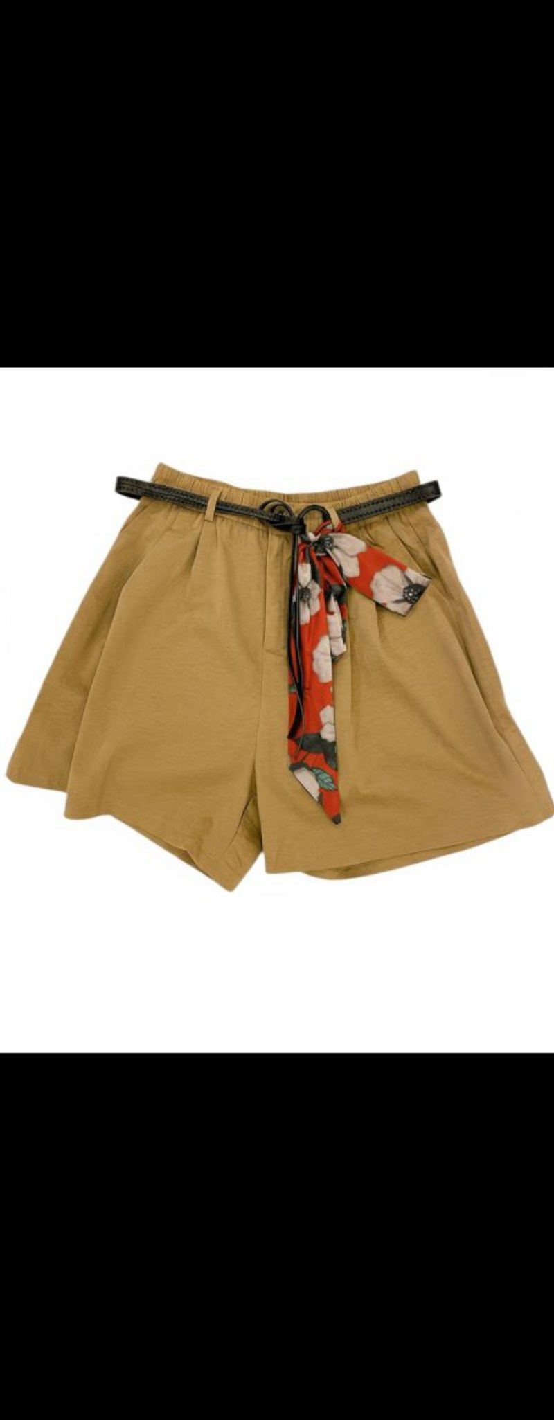 2025fw 连丝带blet 短裤 - 女装短裤 - 其他材质 