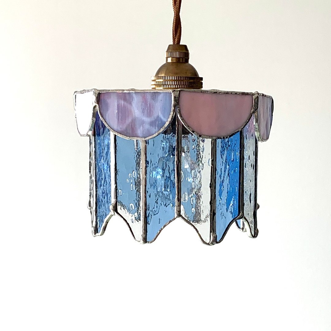 Dreaming Night Pink Lavender Blue Iris Bay View - 灯具/灯饰 - 玻璃 粉红色