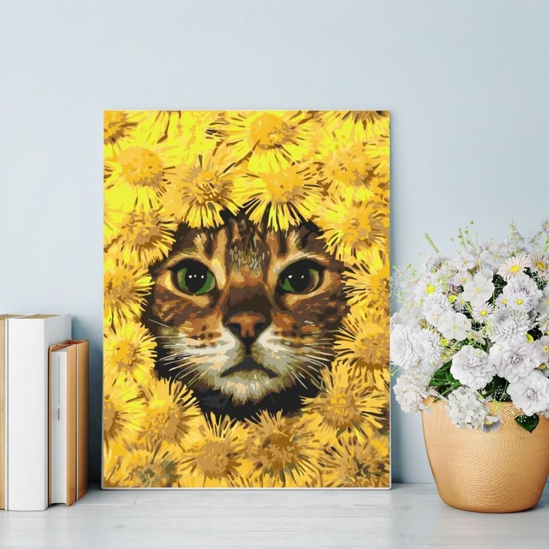 花花萌猫 创意数字油画 【销售排行榜】 - 插画/绘画/写字 - 其他材质 