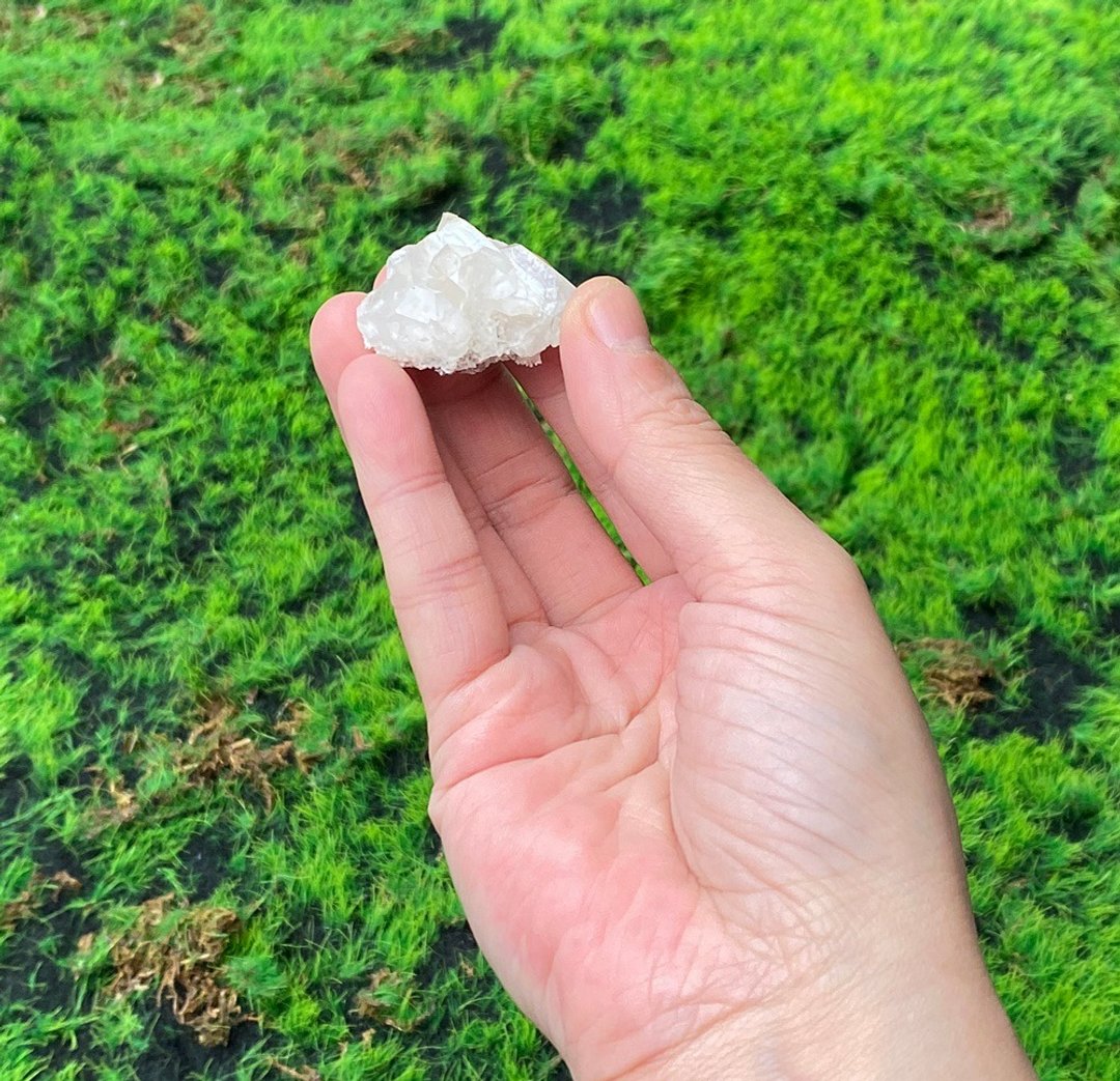能量摆饰-天然原矿鱼眼石可爱小晶花 疗愈 开运 净化 快速出货 - 摆饰 - 水晶 白色