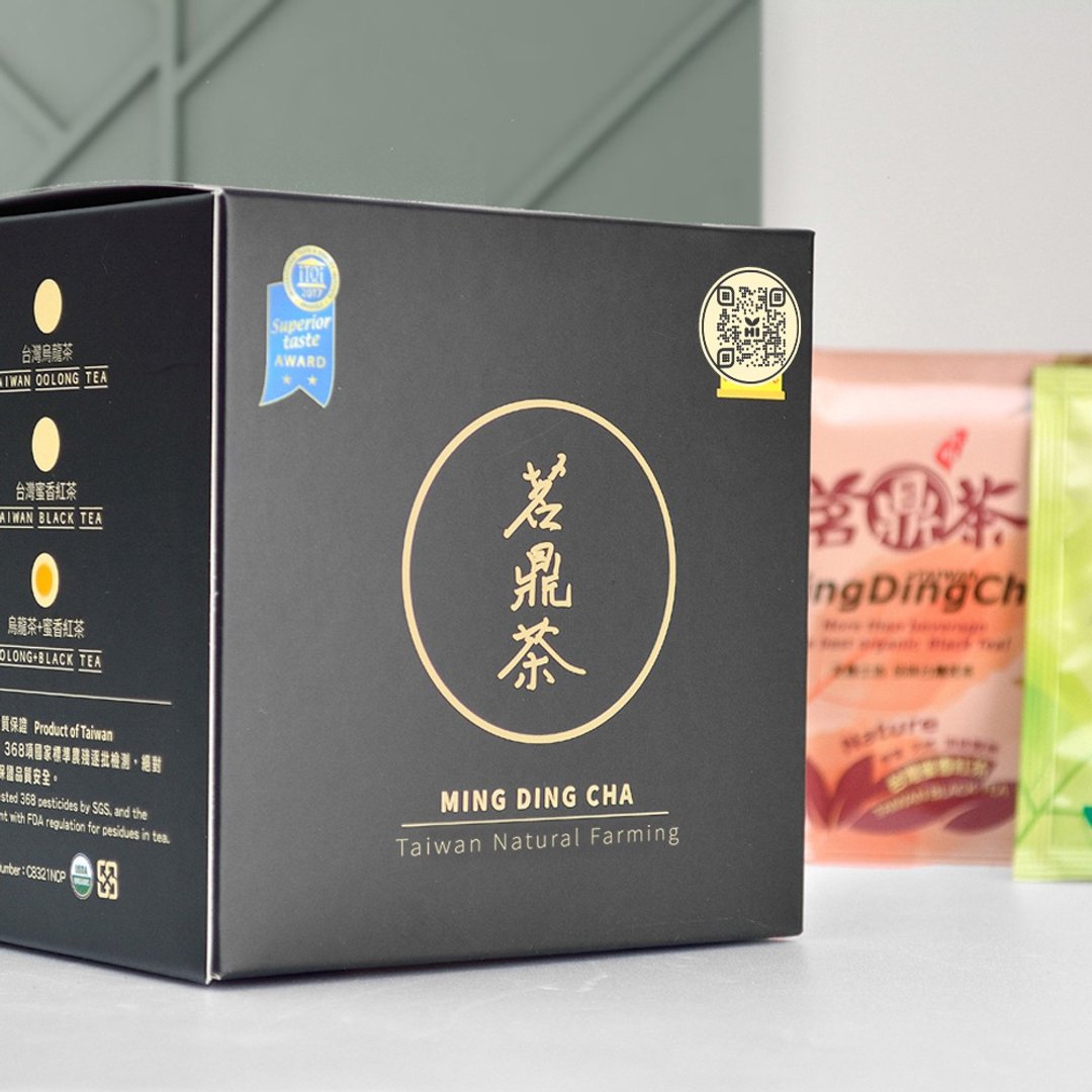 【茗鼎茶】金萱乌龙茶+蜜香红茶 (8+7入) 台湾高山茶 / ITQI风味 - 茶 - 植物．花 黑色