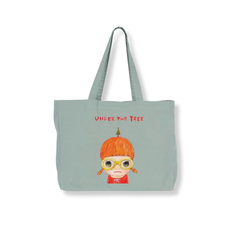 限量- 奈良美智 Yoshitomo Nara- Under the Tree TOTE Bag - 手提包/手提袋 - 棉．麻 