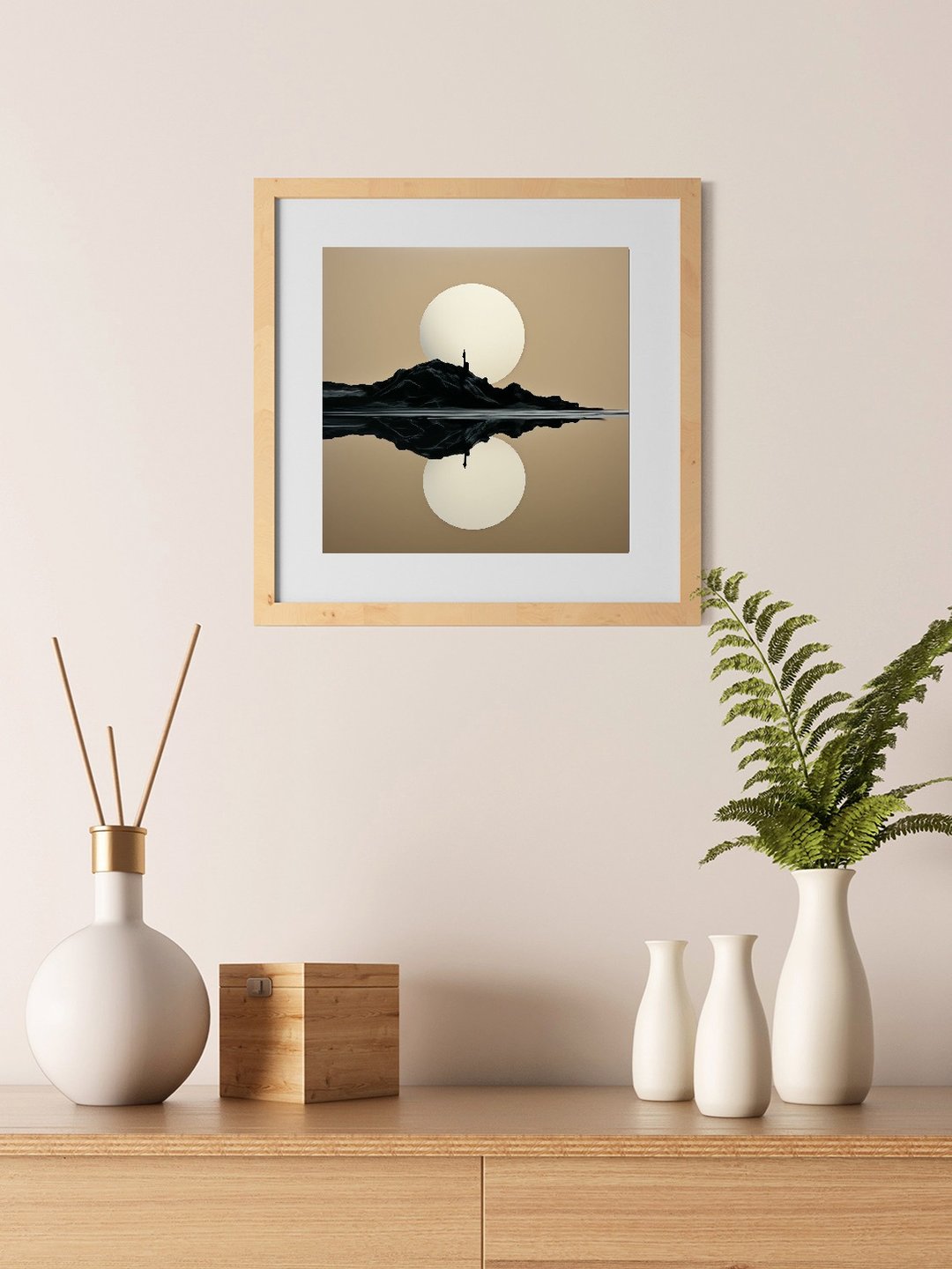 礼物画 墙饰 山水画 天空画 海洋艺术 墙饰 原创手绘 - 海报/装饰画/版画 - 棉 多色