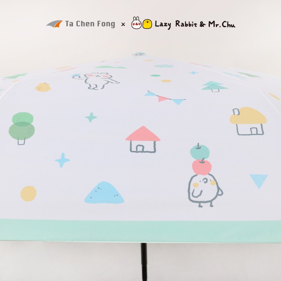 【懒散兔与啾先生联名款】初夏菓子防晒自动开收伞 - 雨伞/雨衣 - 其他材质 多色