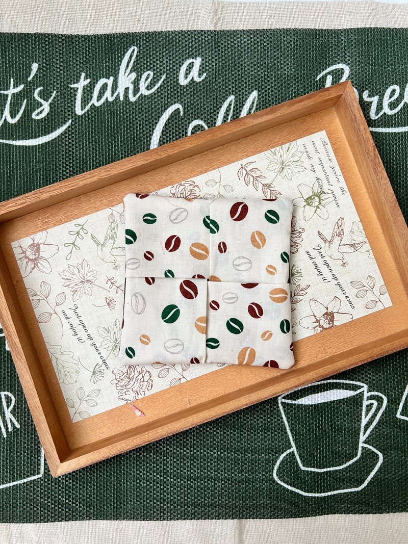 咖啡控必备杯垫 咖啡厅限定杯垫 手工布杯垫 - 杯垫 - 棉．麻 多色