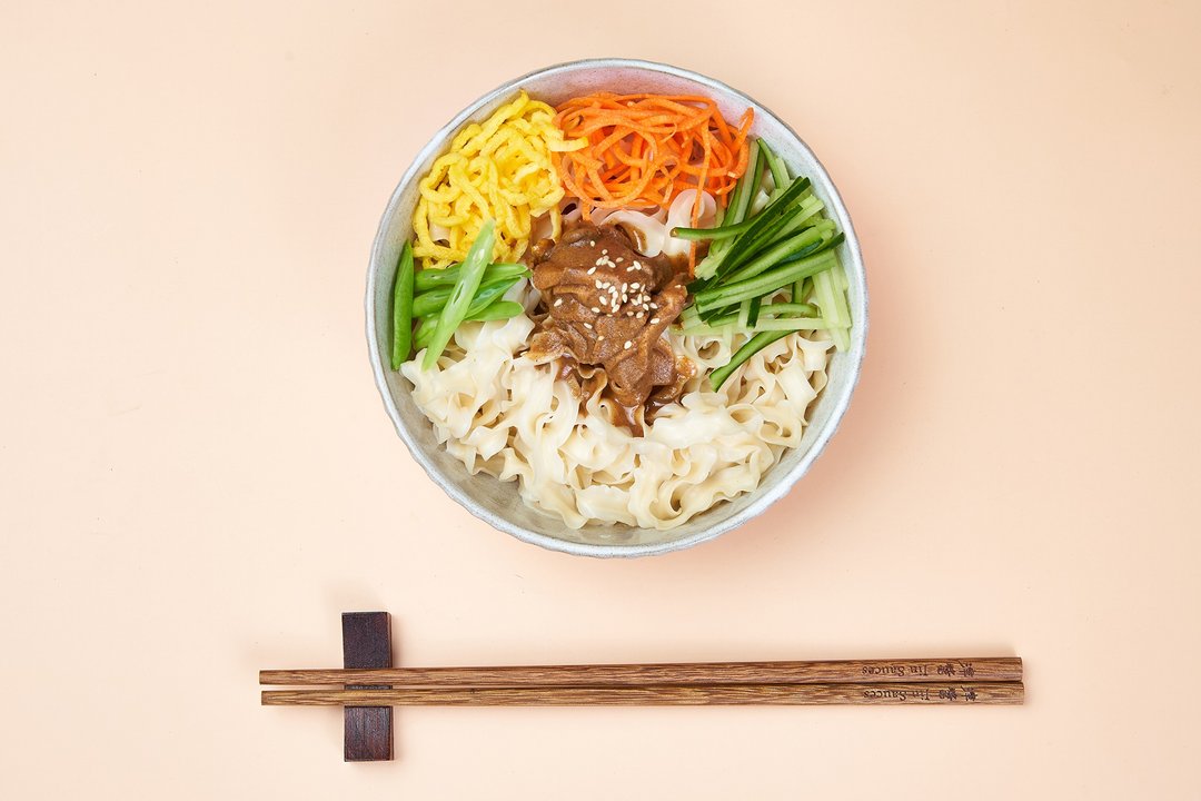 【津酱】家乡味麻酱面 | 干拌面 芝麻酱   (6袋24入/箱) - 面/面线/米粉 - 新鲜食材 咖啡色