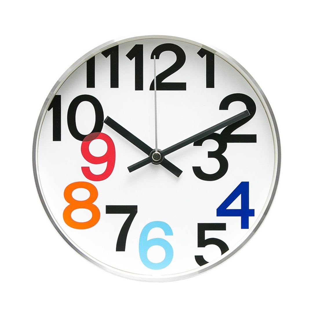 【24小时快速出货】Lovel 20cm普普风铝框时钟 - 共2款 - 时钟/闹钟 - 其他金属 多色