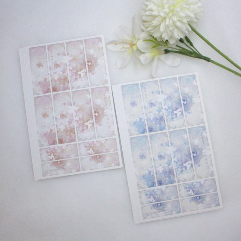 东方风情贴纸_蝶恋花 - 贴纸 - 纸 