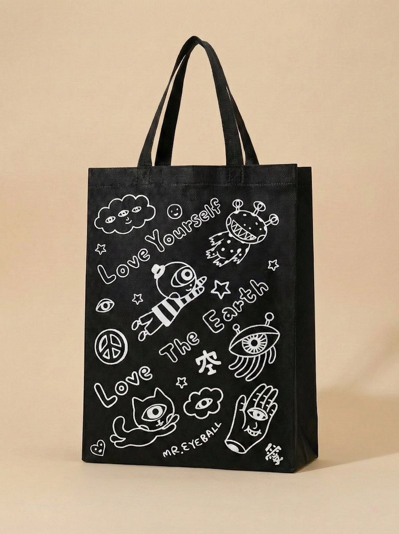 涂鸦风格万用袋 - 其他 - 其他人造纤维 黑色