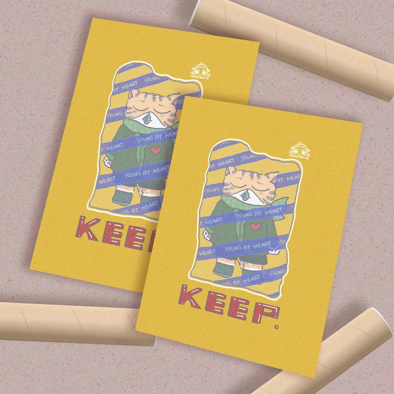 【A3海报】Keep young at heart 保持童心 - 海报/装饰画/版画 - 纸 多色