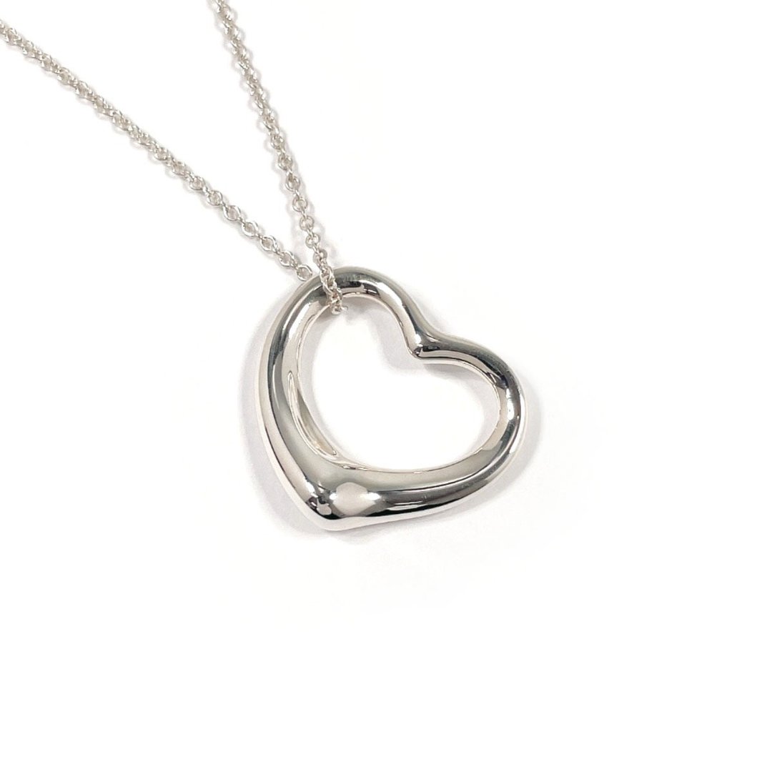 【日本直送．极美品】蒂芙尼 TIFFANY&Co. 项链 镂空爱心 艾尔莎·佩瑞蒂 银925 饰品 - 项链 - 纯银 银色
