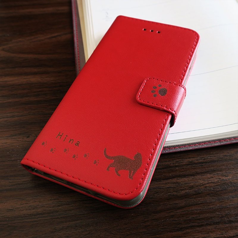 Cat and toy iPhone8 / 7 / 6s /6case ( red) - 手机壳/手机套 - 人造皮革 红色