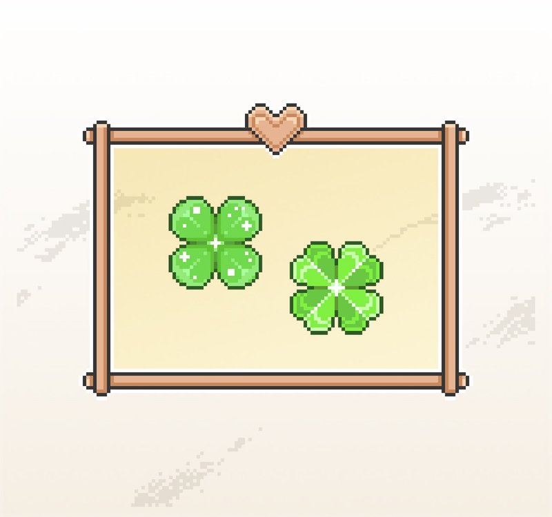 Twitch贴图下载 表情符号 忠诚点数 幸运四叶草 - 电脑手机桌布/贴图/App 图示 - 其他材质 