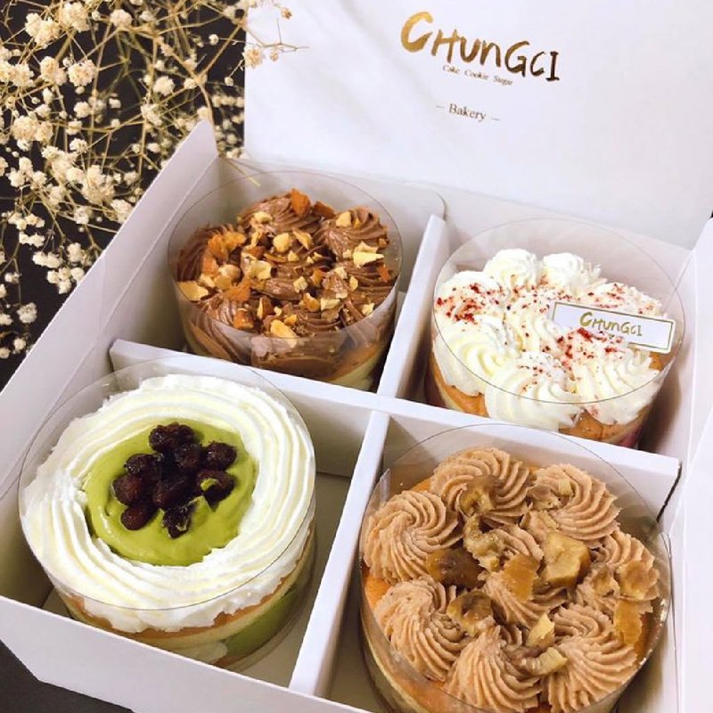 【Chungci Bakery】五周年纪念新品 / 罐子蛋糕礼盒 - 蛋糕/甜点 - 新鲜食材 