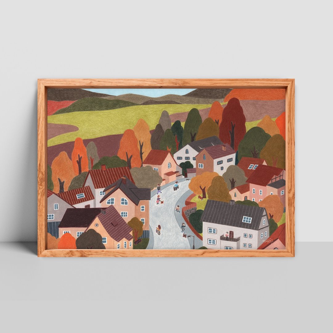 艺术版画 / 秋天的旋律 A3 - 海报/装饰画/版画 - 纸 