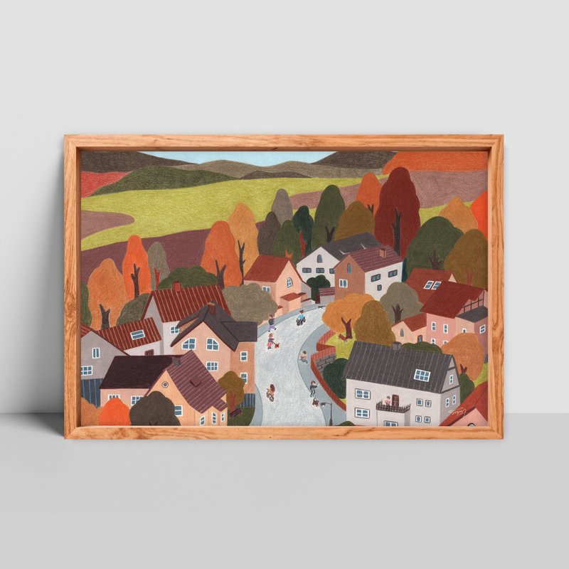 艺术版画 / 秋天的旋律 A3 - 海报/装饰画/版画 - 纸 