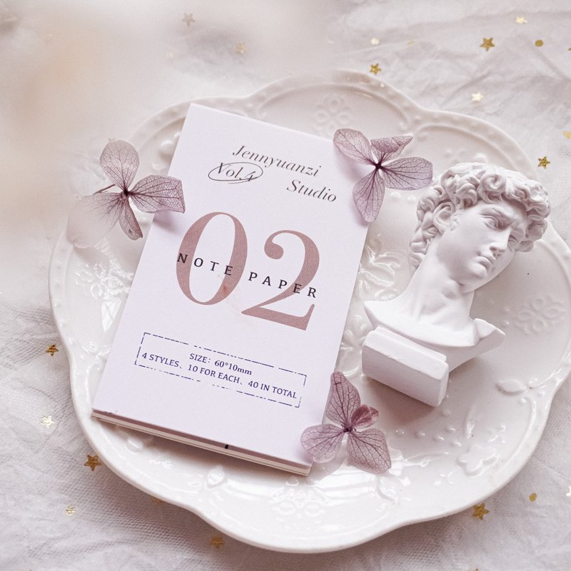 02便签 手帐轻复古风素材 - 便条纸/标签贴 - 纸 