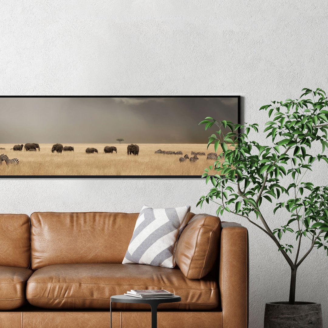 大草原的生活-卧房挂画/客厅/大尺寸/床头画/商空/玄关/装饰画 - 海报/装饰画/版画 - 棉 多色