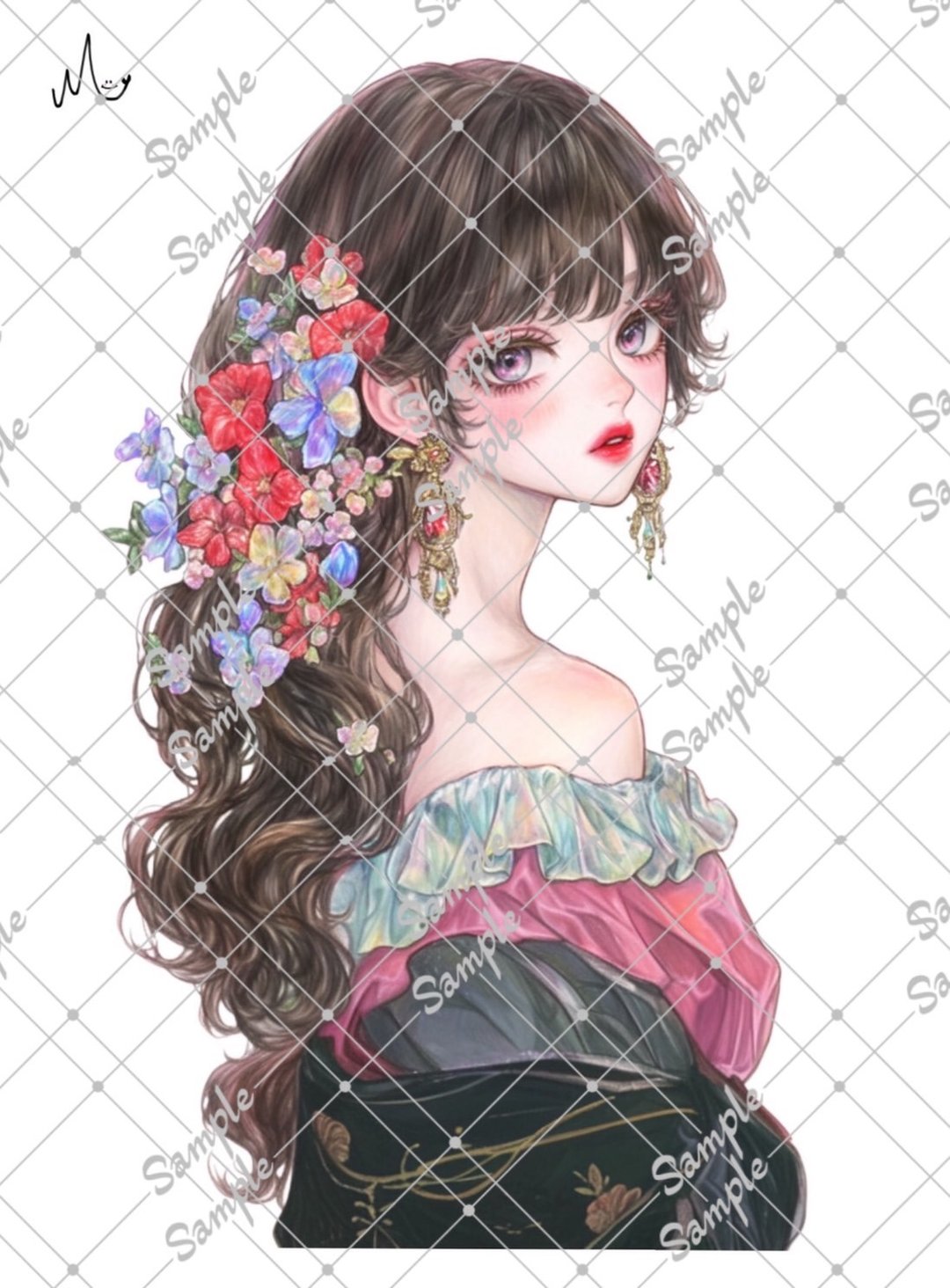 原创人物贴纸 12月新品 - 贴纸 - 纸 