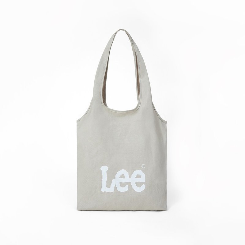 Lee 轻量可折叠购物袋 浅卡其 - 手提包/手提袋 - 棉．麻 