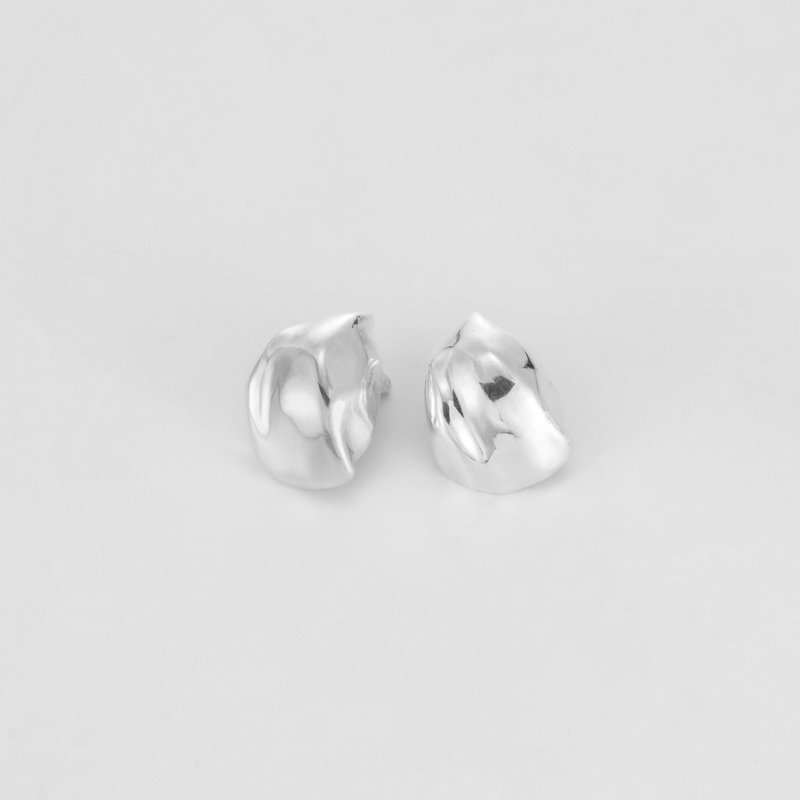 Lucine 贝 - 耳环/耳夹 - 纯银 