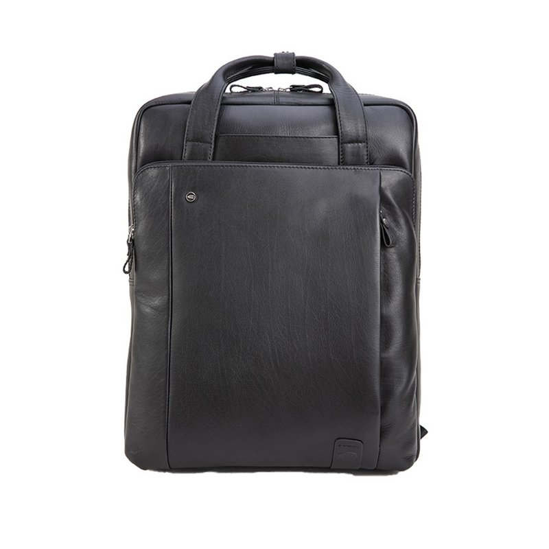 CUMAR 头层意大利牛皮 VACCHETTA 后背包 - 后背包/双肩包 - 真皮 黑色