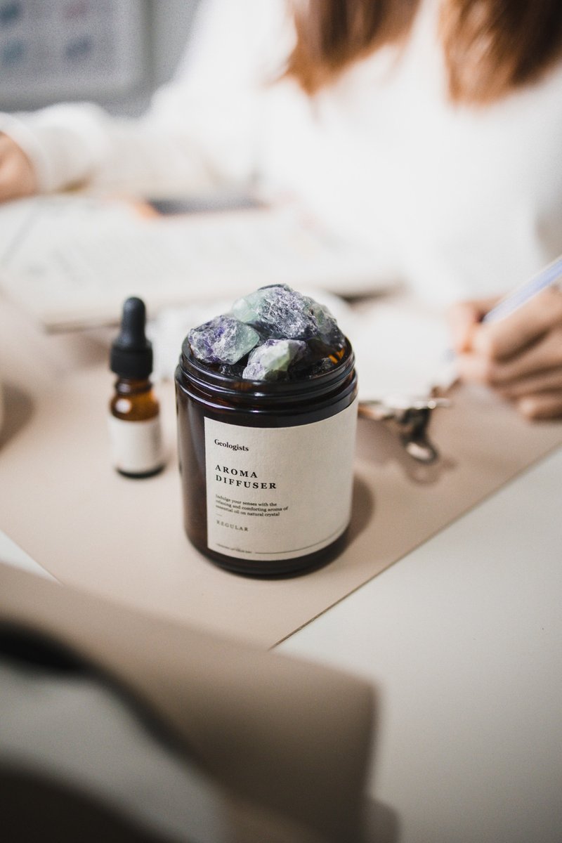 彩萤石 水晶扩香器  | 开运小物 - 香薰/精油/线香 - 水晶 