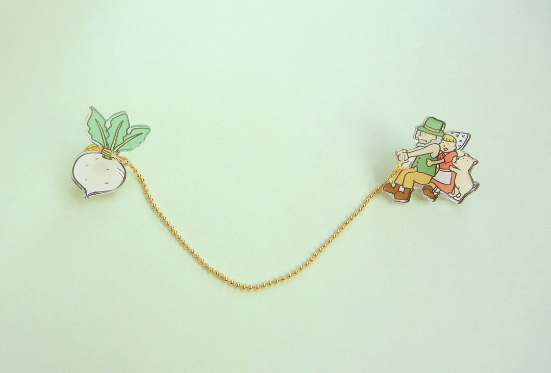 Big stock Brooch - 胸针 - 压克力 多色