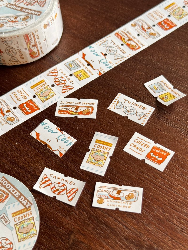 Cookies//Label sticker - 贴纸 - 纸 白色