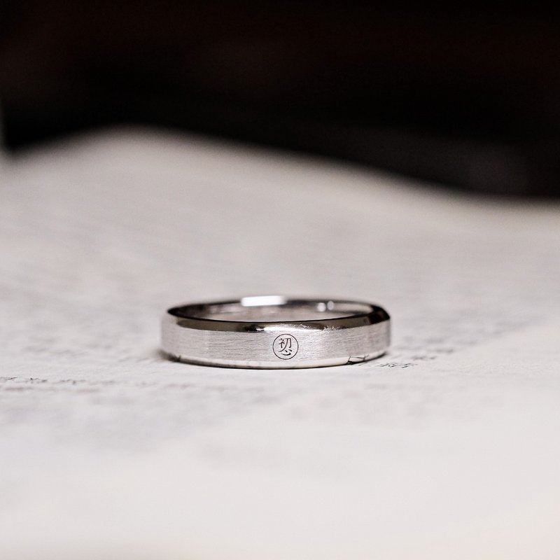 2021年-对戒-Classic-Logo Ring【细版、戒指、925银】 - 戒指 - 银 