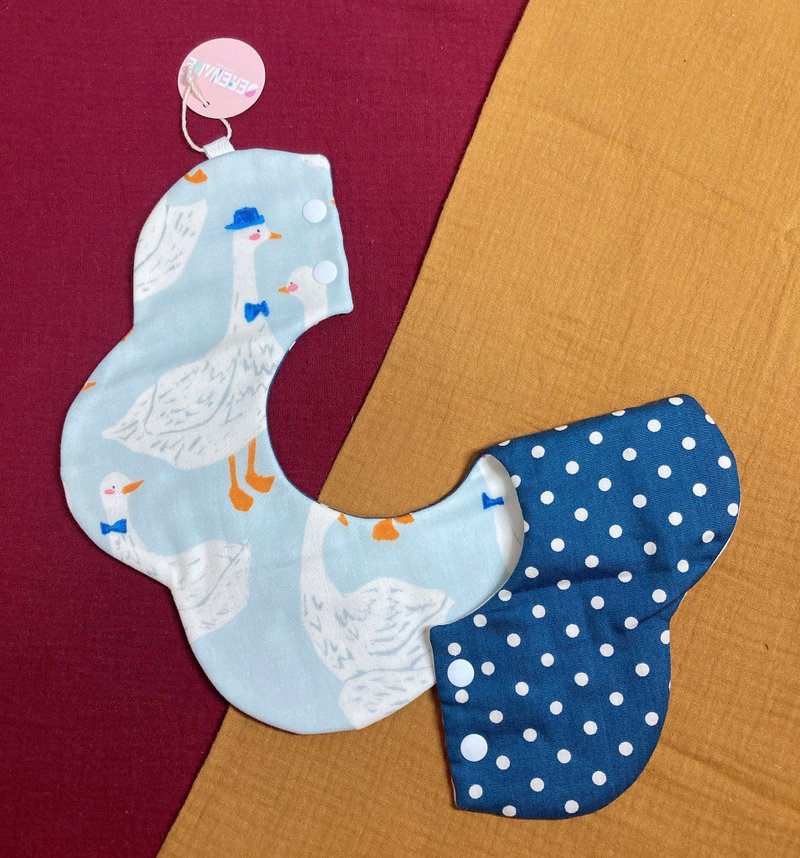 花兜口水巾/六层纱 - 围嘴/口水巾 - 棉．麻 多色