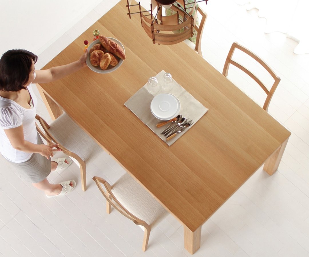 旭川家具 EARLY TIMES alpha ETERNO 餐桌 - 餐桌/书桌 - 木头 咖啡色