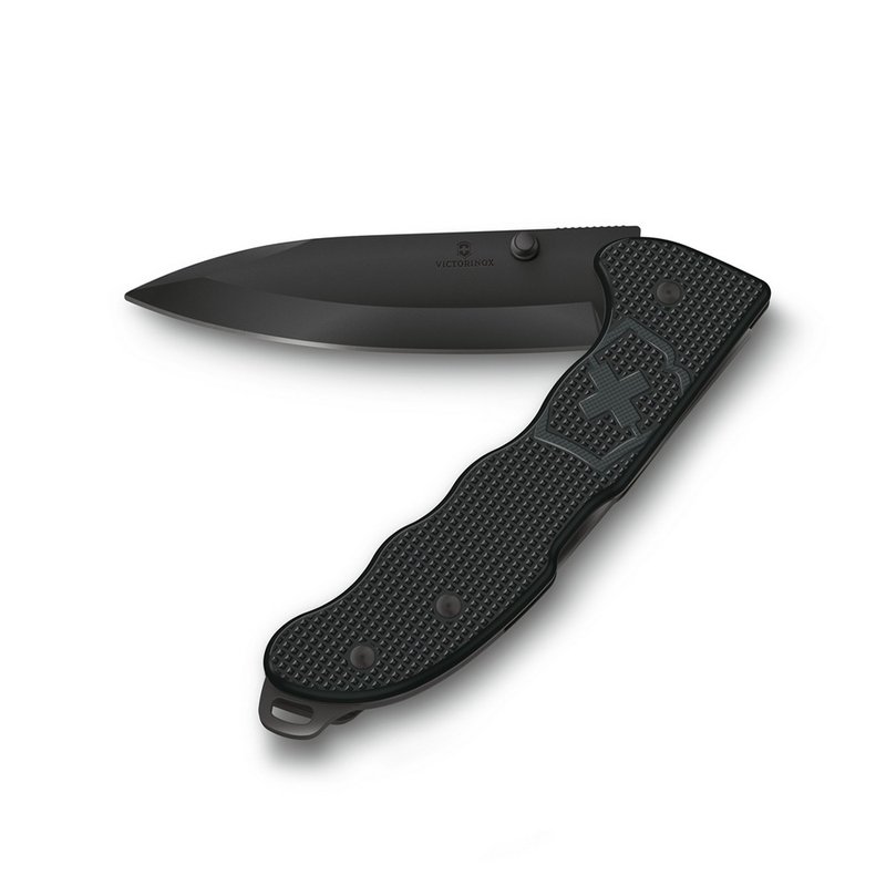 VICTORINOX瑞士维氏 Evoke BS Alox 折叠式猎刀 极黑 0.9415.DS23 - 露营用品 - 不锈钢 黑色